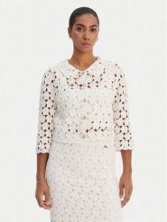 Fracomina Kardigan FR26ST8018K488R6 Écru Regular Fit. Kardigany Fracomina, m, bez wzorów, z bawełny. Za 559.99 zł.