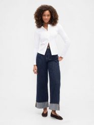 GAP Dżinsy - Comfort fit - w kolorze granatowym rozmiar: W30. Niebieskie jeansy GAP, bez wzorów. Za 150.02 zł.