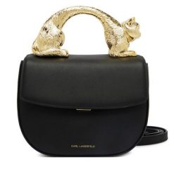 Torebka KARL LAGERFELD. Czarne torebki klasyczne KARL LAGERFELD, bez wzorów, bez dodatków. Za 1,299.00 zł.