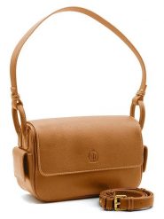 La Manufacture Royale Skórzana torebka "Nalu" w kolorze jasnobrązowym - 15 x 23 x 9 cm rozmiar: onesize. Brązowe torby na ramię La Manufacture Royale, bez wzorów, z materiału, na ramię, bez dodatków. Za 387.95 zł.