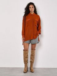 Apricot Bluzka w kolorze pomarańczowym rozmiar: L. Pomarańczowe bluzki Apricot, l, bez wzorów, bez kołnierzyka, bez ramiączek. Za 74.81 zł.