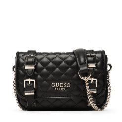 Torebka Guess. Czarne torebki klasyczne Guess, z aplikacjami, bez dodatków. Za 389.99 zł.