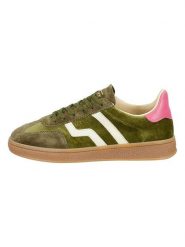 GANT Footwear Skórzane sneakersy "Cuzima" w kolorze oliwkowym rozmiar: 39. Zielone trampki GANT Footwear, bez wzorów, ze skóry, bez zapięcia. Za 355.93 zł.