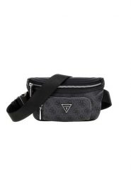 Guess Saszetka w kolorze antracytowym - 23 x 12 x 2 cm rozmiar: onesize. Czarne torby na ramię Guess, z aplikacjami, z materiału, sportowe, przez ramię, bez dodatków. Za 306.45 zł.