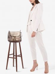 Pia Sassi Skórzana torebka "Serra Dolcerdome" w kolorze złotym - 27 x 22 x 10 cm rozmiar: onesize. Żółte torby na ramię Pia Sassi, bez wzorów, z materiału, na ramię, bez dodatków. Za 252.99 zł.