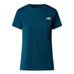 The North Face Koszulka S/S Simple Dome Nf0A87Nh1No. Niebieskie koszulki sportowe The North Face, bez wzorów, bez ramiączek. Za 119.99 zł.