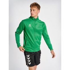 Bluza sportowa dla dorosłych Hummel Core XK Poly Zip Sweat. Zielone bluzy Hummel, xl, bez wzorów, bez kaptura. Za 209.00 zł.