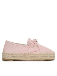 Jenny Fairy Espadryle WSS990-145 Różowy. Czerwone espadryle Jenny Fairy, bez wzorów, z materiału, bez obcasa, bez zapięcia. Za 99.99 zł.