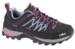 Buty trekkingowe damskie CMP Rigel Low. Czarne trekkingi CMP, z materiału. Za 366.99 zł.