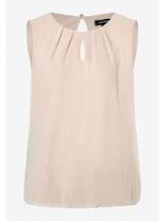 More & More Bluzka w kolorze beżowym rozmiar: 38. Brązowe bluzki More & More, bez wzorów, bez kołnierzyka, bez ramiączek. Za 113.63 zł.