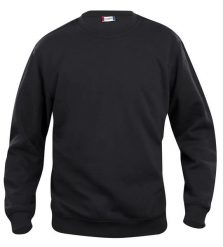 Clique Basic Roundneck Junior bluza junior czarna, trwały materiał – black. Czarne bluzy CLIQUE, bez wzorów, z bawełny, bez kaptura. Za 141.17 zł.