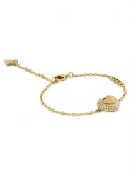 Guess Bransoletka JUBB05 022JW Złoty. Żółte bransoletki Guess, metalowe. Za 139.99 zł.