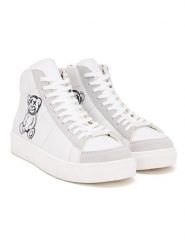 Goby Sneakersy w kolorze białym rozmiar: 36. Białe trampki Goby, bez wzorów, za kostkę, bez zapięcia. Za 295.99 zł.