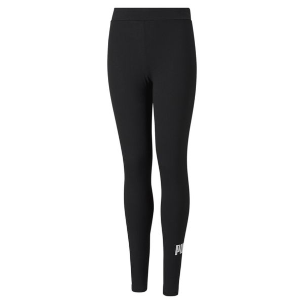 Młodzieżowe legginsy z logo Essentials PUMA Black. Czarna legginsy Puma, m, bez wzorów. W wyprzedaży za 92.25 zł.