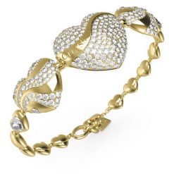 Bransoletka Guess. Żółte bransoletki Guess, złote. Za 259.99 zł.