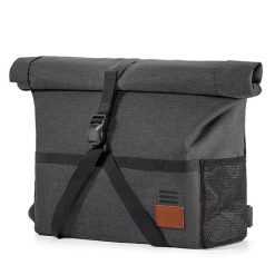 Torba na ramię na kierownicę do roweru wielofunkcyjna 12l. Szare torby na ramię ROCKBROS, bez wzorów, z materiału, na ramię, bez dodatków. Za 209.99 zł.