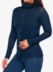 Bluza do biegania damska Houdini Pace Flow Houdi. Niebieskie bluzy Houdini, l, bez wzorów, z materiału, bez kaptura. Za 748.45 zł.
