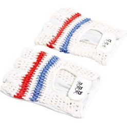 Rękawiczki wyścigowe XL szydełkowane. Białe rękawiczki BWELL, bez wzorów, sportowe. Za 81.80 zł.