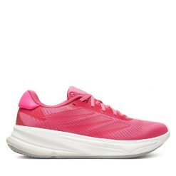 Buty do biegania adidas. Czerwone obuwie sportowe Adidas, bez zapięcia, do biegania. Za 399.99 zł.