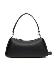 Calvin Klein Jeans Torebka Drop Lg Shoulder Bag LV04K3123G Czarny. Czarne torebki klasyczne Calvin Klein Jeans, bez wzorów, z jeansu, bez dodatków. Za 279.99 zł.