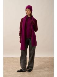 Just Cashmere Kaszmirowy szal "Lea" w kolorze fioletowym - 180 x 30 cm rozmiar: onesize. Czerwone szaliki Just Cashmere, bez wzorów, z kaszmiru. Za 391.99 zł.
