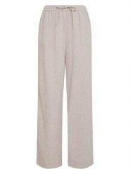 MOSS COPENHAGEN Spodnie "Viana" w kolorze beżowym rozmiar: XL. Brązowe spodnie materiałowe Moss Copenhagen, na co dzień, xl, bez wzorów, z materiału, z podwyższonym stanem. Za 166.49 zł.