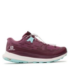 Buty do biegania Salomon. Czerwone obuwie sportowe Salomon, bez zapięcia, do biegania. Za 489.99 zł.