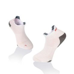 Ultracienkie skarpetki do biegania z Tactel White. Białe skarpety TRY TO FLY, bez wzorów. W wyprzedaży za 56.63 zł.