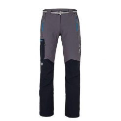 Spodnie trekkingowe Extendo damskie Milo Vino Lady. Czarne spodnie sportowe Milo, l, bez wzorów, z tkaniny, trekkingowe. Za 354.99 zł.