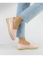 Foreverfolie Espadryle w kolorze jasnoróżowym rozmiar: 37. Różowe espadryle Foreverfolie, bez wzorów, bez obcasa, bez zapięcia. Za 66.81 zł.