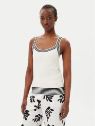 Marella Top Germana 2515361061 Écru Slim Fit. Topy Marella, xxl, bez wzorów, z syntetyku, bez kołnierzyka, bez ramiączek. Za 239.99 zł.