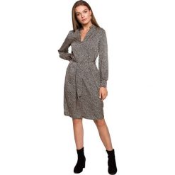 Stylove Sukienka w kolorze szarym rozmiar: XXL. Szare sukienki Stylove, xxl, bez wzorów, z tkaniny, bez kołnierzyka, bez ramiączek, midi. Za 110.04 zł.