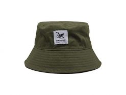 Kapelusz - 100% Bawełna / Dorośli / Bez sznurka (Oliwkowy Zielony). Zielone kapelusze SURF MONKEY, bez wzorów, z bawełny. Za 159.95 zł.