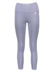 Adidas Legginsy sportowe "Opt St" w kolorze fioletowym rozmiar: M. Różowe legginsy Adidas, m, bez wzorów, z materiału, outdoorowe. Za 136.45 zł.