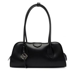 Torebka Calvin Klein. Czarne torebki klasyczne Calvin Klein, bez wzorów, bez dodatków. Za 649.99 zł.