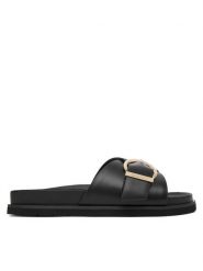 Gant Klapki 32501254 Czarny. Czarne klapki GANT, bez wzorów, ze skóry, bez obcasa. Za 459.99 zł.