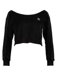 Adidas Bluza w kolorze czarnym rozmiar: 32. Czarne bluzy Adidas, bez wzorów, bez kaptura. Za 96.60 zł.