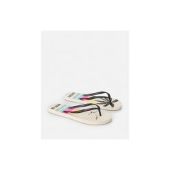 Japonki damskie Rip Curl Mixed Bloom Open Toe. Białe klapki Rip Curl, bez wzorów, z otwartym noskiem, bez obcasa. Za 94.99 zł.