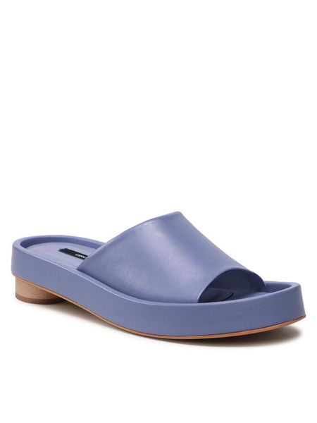 Gino Rossi Klapki 22SS17 Fioletowy. Fioletowe klapki Gino Rossi, bez wzorów, ze skóry, bez obcasa. Za 299.99 zł.