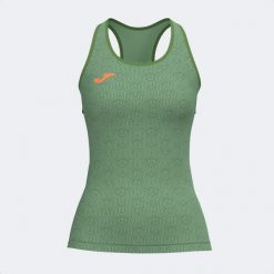 Tank top do biegania damski Joma R-Trail Nature. Zielone koszulki sportowe Joma, bez wzorów, bez ramiączek, do biegania. Za 99.99 zł.