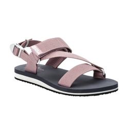 Sandały turystyczne damskie Jack Wolfskin Urban Entdeckung Belt. Czerwone sandały Jack Wolfskin, bez wzorów, sportowe, bez obcasa, bez zapięcia. Za 219.99 zł.