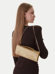 Guess Torebka Tasmin Mini HWRG9 931710 Złoty. Żółte torebki klasyczne Guess, z aplikacjami, z materiału, bez dodatków. Za 659.99 zł.