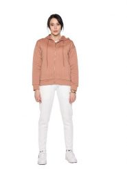 Bluza z kaptur na co dzień na siłownię. Brązowe bluzy LEONE 1947 APPAREL, xl, bez wzorów, bez kaptura. Za 328.38 zł.