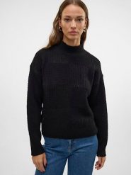 Vero Moda Sweter w kolorze czarnym rozmiar: M. Czarne swetry Vero Moda, m, bez wzorów, bez ramiączek. Za 74.81 zł.