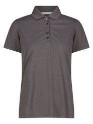 Cmp Funkcyjna koszulka polo w kolorze antracytowym rozmiar: 34. Czarne koszulki polo CMP, bez wzorów, z materiału, bez kołnierzyka, bez ramiączek. Za 42.08 zł.