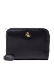Lauren Ralph Lauren Mały Portfel Damski Sm Zip Wallet 432876729003 Czarny. Czarne portfele Lauren Ralph Lauren, bez wzorów, ze skóry. Za 399.99 zł.