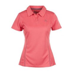 Damska koszulka polo Peak Mountain. Brązowe koszulki polo Peak Mountain, bez wzorów, bez kołnierzyka, bez ramiączek. W wyprzedaży za 143.00 zł.