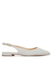 HÖGL Baleriny 0-180102-38000 Szary. Szare baleriny Högl, bez wzorów, ze skóry, bez obcasa. Za 699.99 zł.