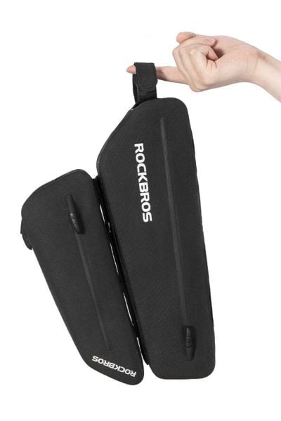 Torba rowerowa Zest Duomate 3,5L. Czarne torby na ramię ROCKBROS, bez wzorów, z materiału, na ramię, duże, bez dodatków. Za 239.99 zł.