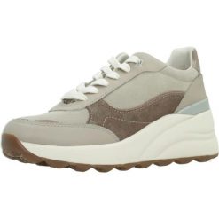 Buty GEOX D65WAB 02285 Beżowy. Brązowe trekkingi Geox, z syntetyku, na fitness i siłownię. Za 598.99 zł.